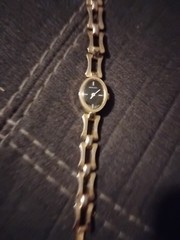 Vintage -Repair- Mercury Ladies Mechanical Manual Hand Wind Black Face Watch