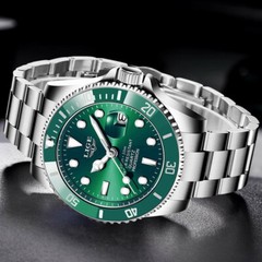 LIGE Men Quartz Watch Brand Silicone Wristwatch for Business Male Gifts Watches