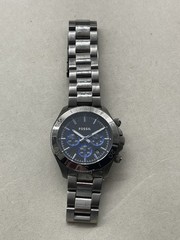 Fossil CH2869 Men’s Watch Chronograph Black Dial Smoke Ion Plated Analog