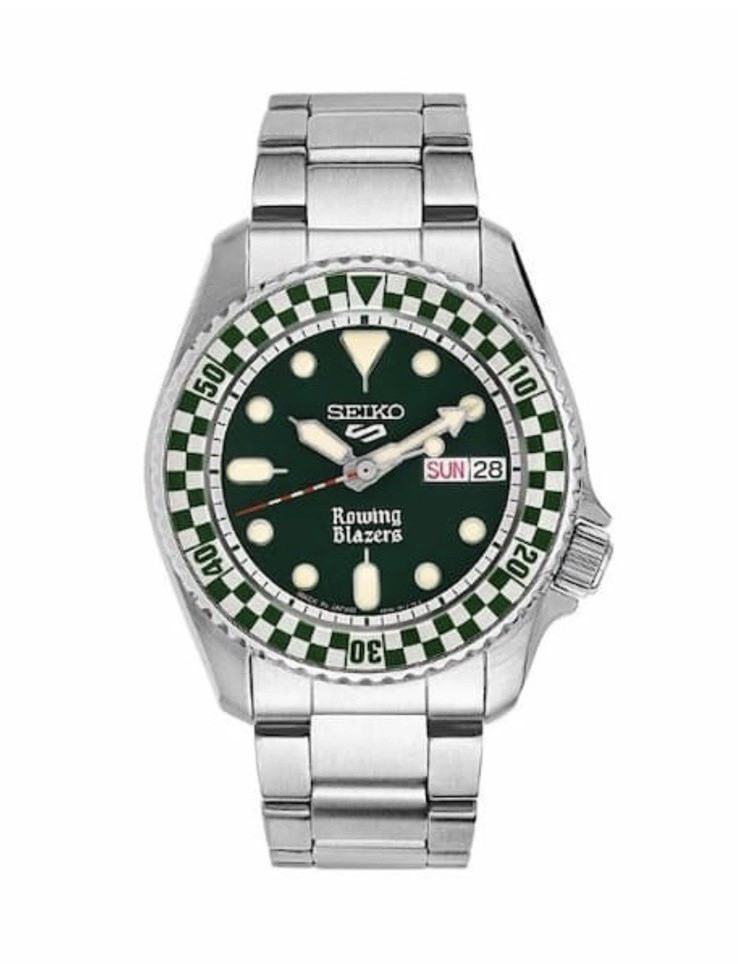 Seiko Rally Diver Limited Edition Green Dial 38mm Automatic Day/Date Watch