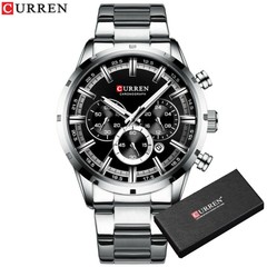 CURREN Fashion Men Watches Sports Chronograph Quartz Watch Business Wristwatches