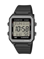Casio W-221H-1AJF Digital Watch Black 50M World Time 10 Year Battery Japan New