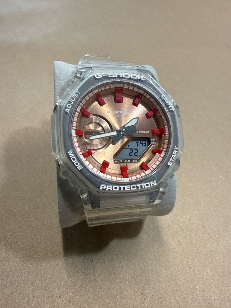 Casio Transparent Mens Analogue-Digital Watch G-shock GA-2100BM (HPB027747)