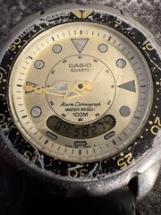 Vintage Casio AD-520 (388) “Smiley” 42mm Champagne Dial (#0106)
