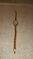 Vintage Krementz Women’s Oval Dress Watch With Pink & Purple Gemstones