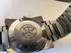 Rare Vintage Rado DiaMaster 10 Automatic TV Case Tungsten Watch Original Box 37m