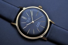 New Poljot De LUXE Ultra SLIM Watch Mens Vintage USSR Case Stainless Steel