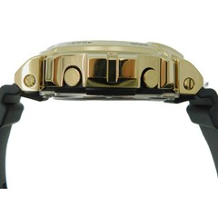 CASIO G SHOCK G SHOCK GM 6900G 9JF Quartz Digital Rubber Black x Gold 20 ATM Wat