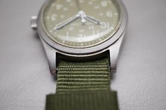 Vintage Hamilton Khaki Field H3 Olive Dial Handwound Mechanical Watch Original