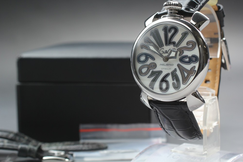 New Belt [N MINT w/ BOX] GaGa MILANO MANUALE 40 9356 Quartz 40mm Ladies Watch