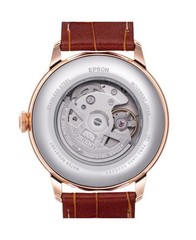 ORIENT Men Analog Automatic Casual Watch Classic Dress Silver Dial Waterproof Ja