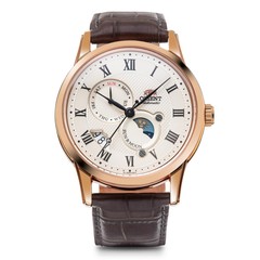 Orient Mens Watch Classic SUN & MOON Mechanical Watch RN-AK0001S Japan