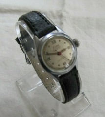 ESKA VINT SCREWBACK WP AS 1180 17J MAN WIND BEAUTIFUL 2 TONE ROMAN DIAL WOMENS