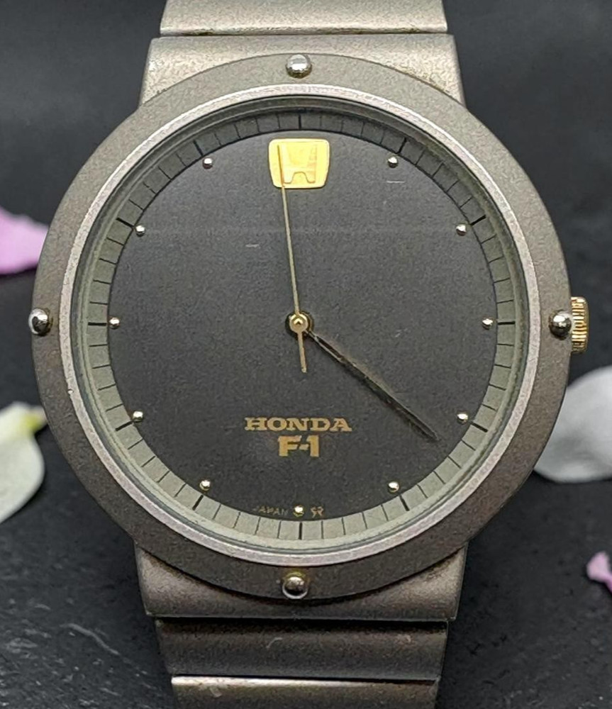 Honda F1 Vintage Watch 1986 Racing Memorabilia Rare Japan