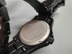Momentum Smokejumper Eclipse Titanium Solar Quartz Wristwatch 38mm With Box