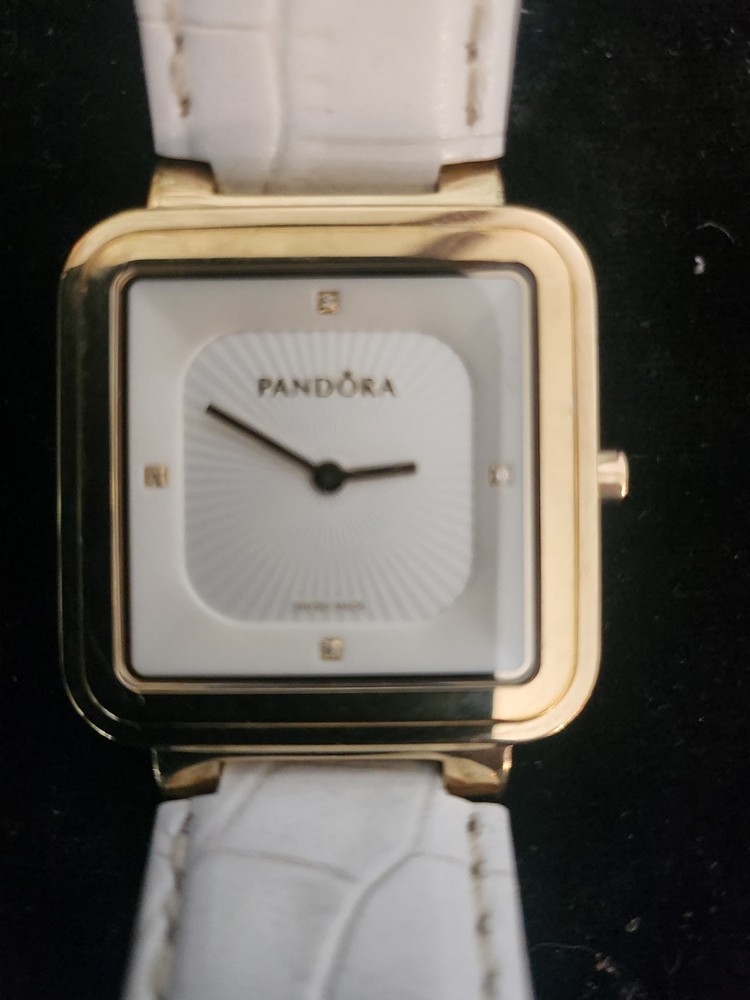 Pandora Grand Cushion Watch With Diamond Chips 812031WH