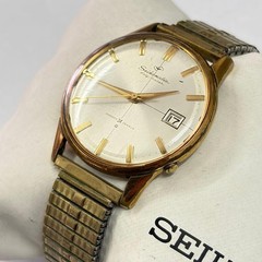 Seiko Seikomatic Selfdater Automatic Wristwatch 36mm Vintage