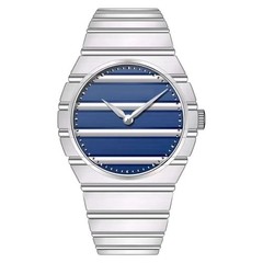 37mm Luxury Quartz Watch Men Wristwatch Stainless Steel 50M Waterproof Gift