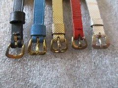 BUCHERER WOMENS INTERCHANGEABLE WATCH MANUAL-5 BANDS+3 RINGS-RUNS GREAT/ACCURATE
