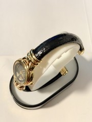 Black Hills Gold 12K Ladies Cuff Watch NOS Box Papers Receipt Adjustable 5-8.5”