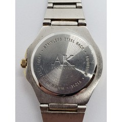 Anne Klein women’s dress watch Silver face with gold accents Y121E Working watch