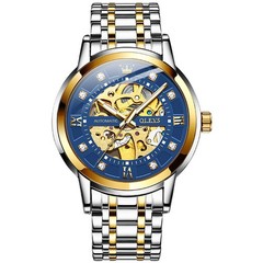 OLEVS 9901 Fashion Multi-functiom Accurate Transparent Vintage Mechanical Watch