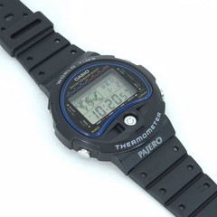 NOS CASIO TS-150 “WORLD TIME THERMOMETER” WR 10BAR VINTAGE DIGITAL JAPAN 1989