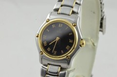 Ebel Sport Classique Mini 23Mm Ladies Watch 1057901 White Good Condition Black