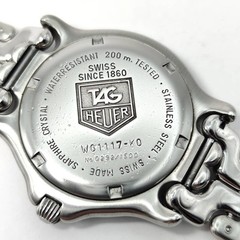 Tag Heuer S/el Professional WG1117-K0 Wristwatch 37mm Blue Dial Stainless Steel