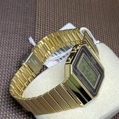 Casio A700WG-9A Vintage Series Gold Tone Stainless Steel Bracelet Digital Watch