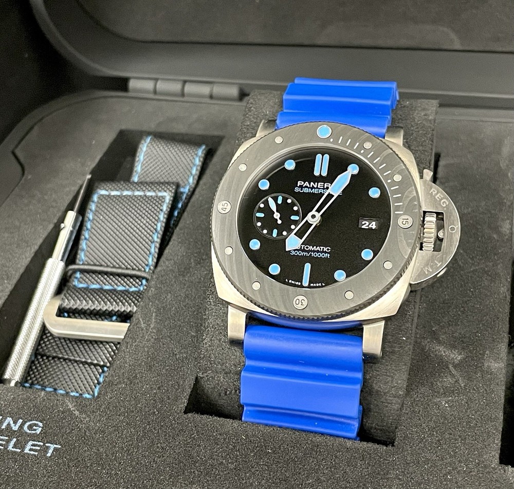 Panerai Submersible BMG Carbotech Pam00799 Box & Papers 2022 Very Nice 47mm