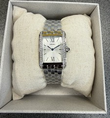 Seiko Essentials Crystal Quartz Stainless Steel Ladies Watch SWR091 – NEW