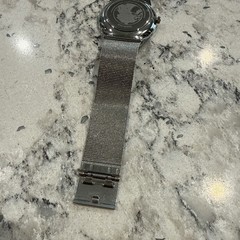 Bering Classic Blue Face Mesh Wrist