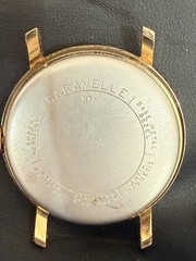 Caravelle Men’s Gold Tone Analog Wristwatch Water Resistant Anti-Magnetic N7