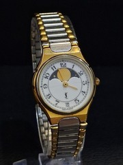 Yves Saint Laurent YSL Moonphase Ladies Vintage Watch