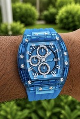 Web £100 Invicta S1 Rally Blue Quartz Chronograph Watch 42mm 70141