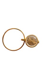Chaika Watch Coulomb Vintage Women Soviet mechanical Wristwach Gold Plated Au- 5
