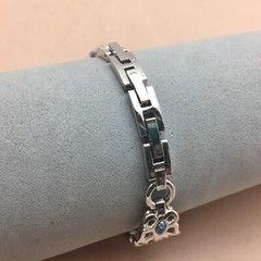 Ladies Quartz Watch Butterfly Link Bracelet Silver Tone BWC Cancer Awareness New
