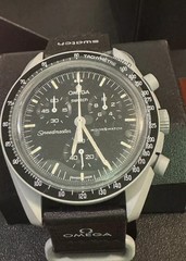 NEW Swatch x Omega Bioceramic Moonswatch Mission To The Moon Watch W/receipt