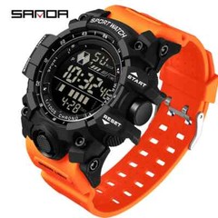 🔥 Men’s Outdoor Sport Watch ⌚ Waterproof LED Analog-Digital | Big Dial Gift 🎁.
