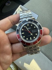 Timex M79 Automatic Diver Watch Black Dial Day/Date 40mm SS Bracelet