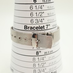 Vintage Fossil Mood Watch Unisex 31mm Watch Stainless Mesh JR-7704 w New Battery