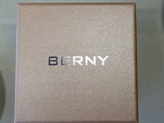 BERNY 2954M Miyota Quartz Luxury Men Lume Sapphire 100M Fume Blue 38mm Watch