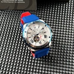 Bulova Marine Star Automatic Silver white Dial 98A225 Men’s Watch 45mm