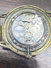 Vintage 1960’s Bulova Watch M0 Gold Tone July 1969 Calendar Band Repair Parts