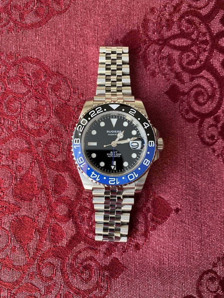 Sugess S420 GMT Blue & Black bezel