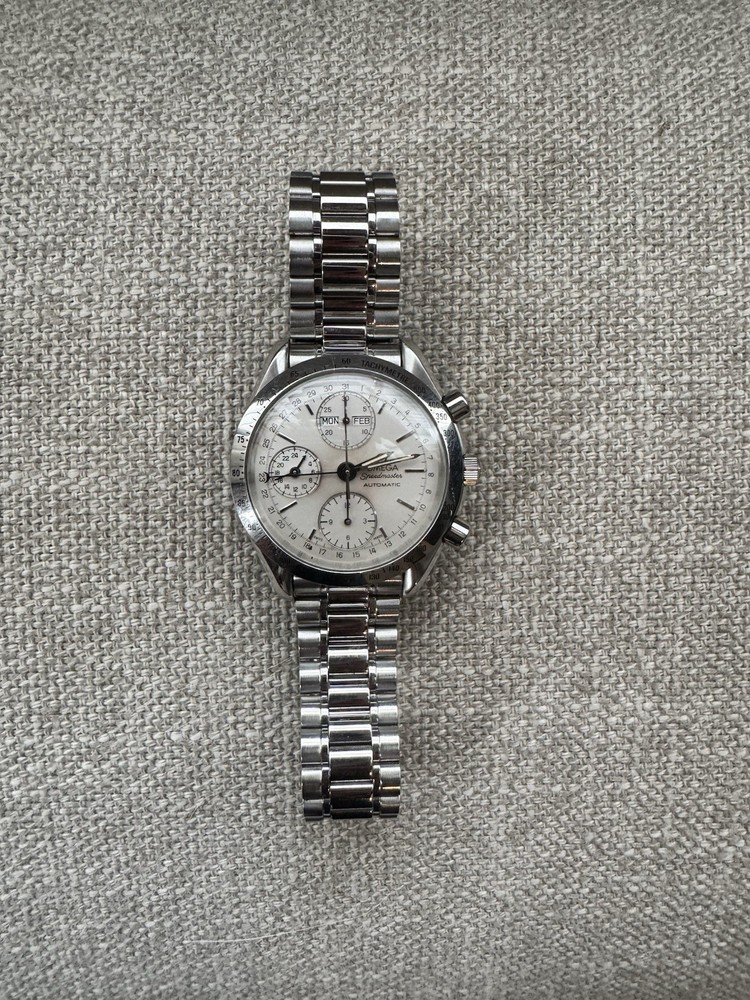 Omega Speedmaster Day-Date Triple Date Chronograph Ref. 3221.30 Automatic Silver