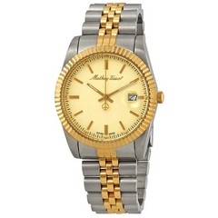 Mathey-Tissot Mathey III Quartz Gold Dial Two-tone Men’s Watch H810BDI