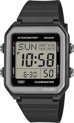 Casio W-221H-1BVDF Black Digital Watch 50M NEW