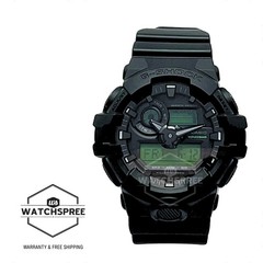Casio G-Shock Black And Electro Green Series Black Resin Band Watch GA-700BEG-1A